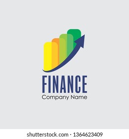 finance logo  modern eye catching logo on white background  - Vector