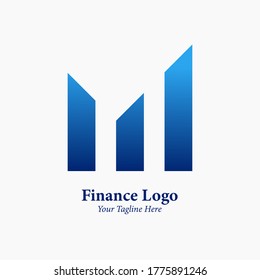 logotipo de finanzas. logo moderno de captación de ojos con azul y verde