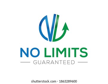 Finance Logo, No limits, Guaranteed, Finance Limit, Business Logo. 