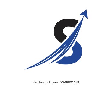 Finance Logo With S Letter Concept. Financial or success logo concept. Logo for accounting business and company identity