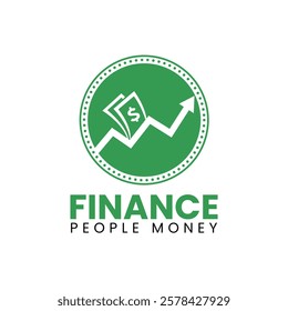 finance logo should be clean, modern, and professional, using symbols like coins, graphs, or shields in blue or green to convey trust, growth, and stability
