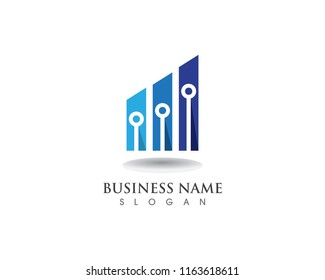Finance logo and symbol vector
