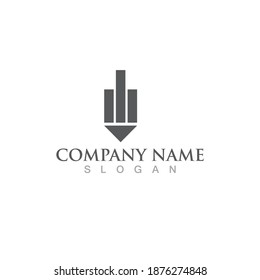 Finance logo and symbol vector