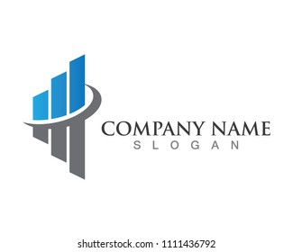 Finance logo and symbols vector