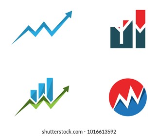 finance logo and symbols vector concept illustration