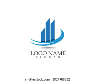 finance logo and symbols vector concept illustration