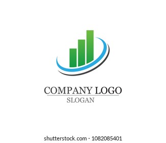 finance logo and symbols vector concept illustration