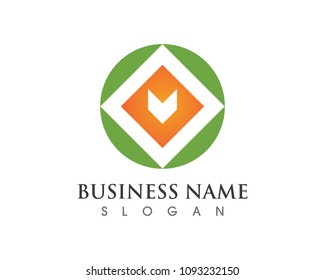 finance logo and symbols vector concept illustration
