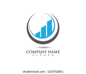 finance logo and symbols vector concept illustration

