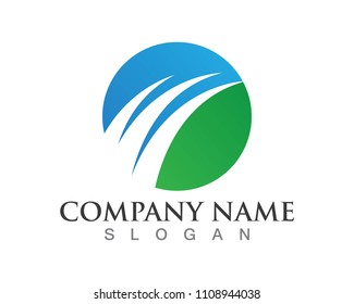 finance logo and symbols vector concept illustration
