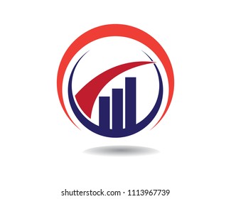 finance logo and symbols vector concept illustration

