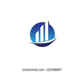 finance logo and symbols vector concept illustration
