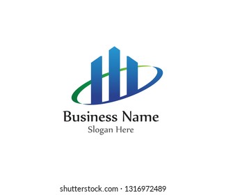 finance logo and symbols vector concept illustration
