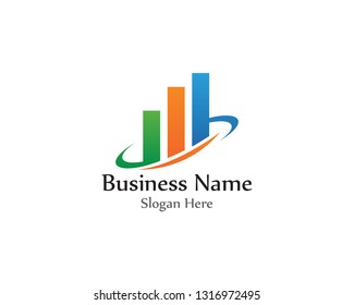 finance logo and symbols vector concept illustration
