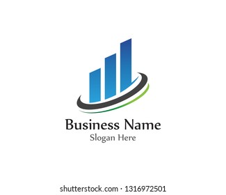 finance logo and symbols vector concept illustration
