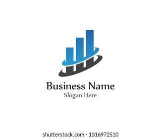 finance logo and symbols vector concept illustration
