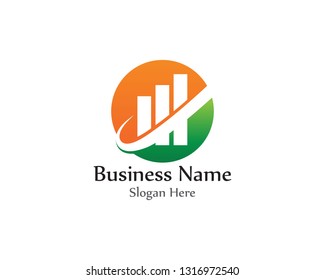 finance logo and symbols vector concept illustration
