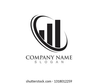 finance logo and symbols vector concept illustration