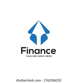plantilla de logotipo financiero para todos los negocios