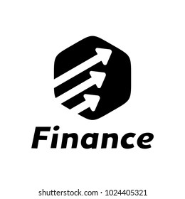 Finance logo template design illustration.