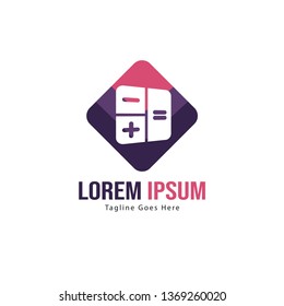 Finance logo template design. Finance logo with modern frame isolated on white background