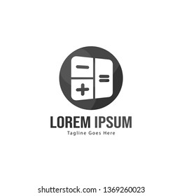 Finance logo template design. Finance logo with modern frame isolated on white background