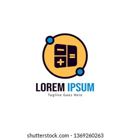 Finance logo template design. Finance logo with modern frame isolated on white background