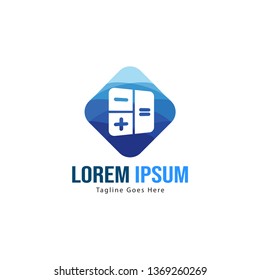 Finance logo template design. Finance logo with modern frame isolated on white background