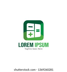 Finance logo template design. Finance logo with modern frame isolated on white background