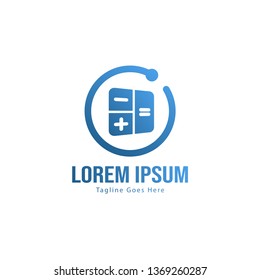 Finance logo template design. Finance logo with modern frame isolated on white background