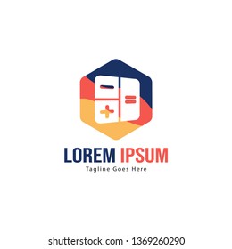 Finance logo template design. Finance logo with modern frame isolated on white background
