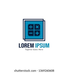 Finance logo template design. Finance logo with modern frame isolated on white background