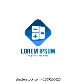 Finance logo template design. Finance logo with modern frame isolated on white background