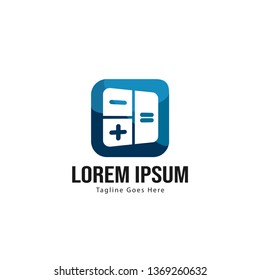 Finance logo template design. Finance logo with modern frame isolated on white background