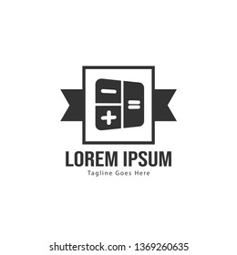 Finance logo template design. Finance logo with modern frame isolated on white background