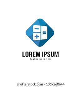 Finance logo template design. Finance logo with modern frame isolated on white background