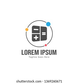 Finance logo template design. Finance logo with modern frame isolated on white background