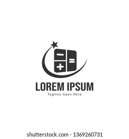 Finance logo template design. Finance logo with modern frame isolated on white background