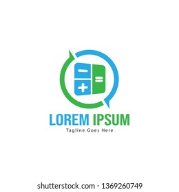 Finance logo template design. Finance logo with modern frame isolated on white background