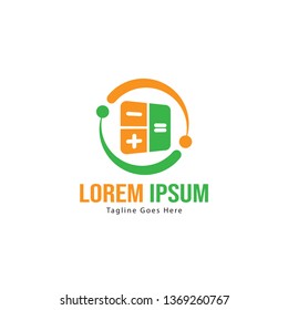 Finance logo template design. Finance logo with modern frame isolated on white background
