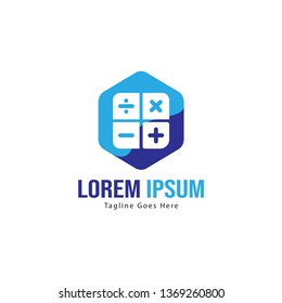 Finance logo template design. Finance logo with modern frame isolated on white background