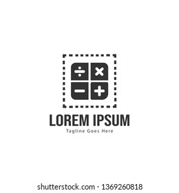 Finance logo template design. Finance logo with modern frame isolated on white background