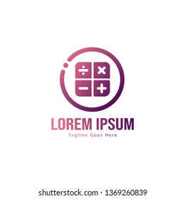 Finance logo template design. Finance logo with modern frame isolated on white background