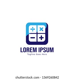 Finance logo template design. Finance logo with modern frame isolated on white background