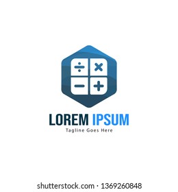 Finance logo template design. Finance logo with modern frame isolated on white background