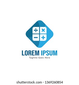 Finance logo template design. Finance logo with modern frame isolated on white background