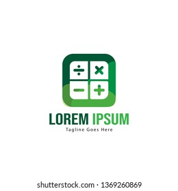 Finance logo template design. Finance logo with modern frame isolated on white background