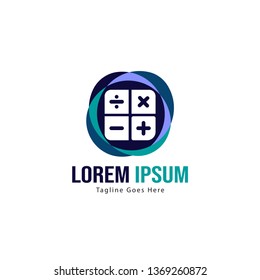 Finance logo template design. Finance logo with modern frame isolated on white background
