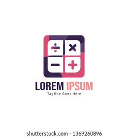 Finance logo template design. Finance logo with modern frame isolated on white background