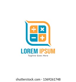 Finance logo template design. Finance logo with modern frame isolated on white background